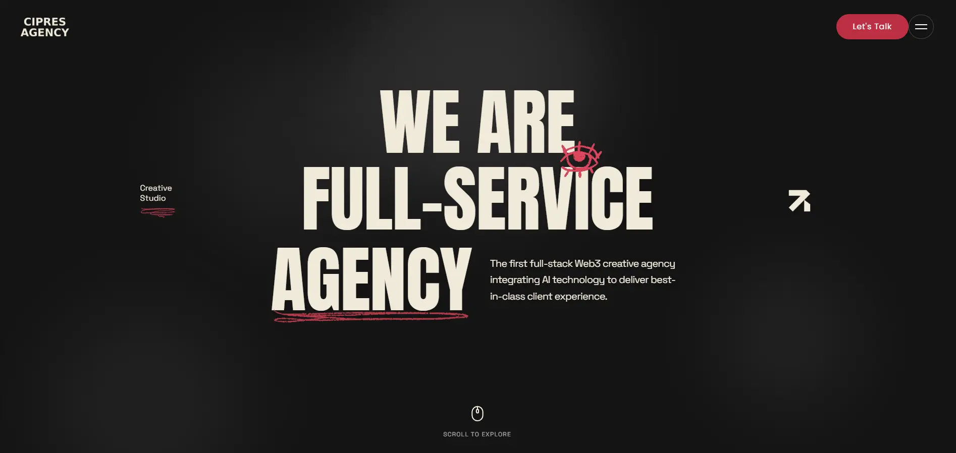 Screenshot of CIPRES Agency website